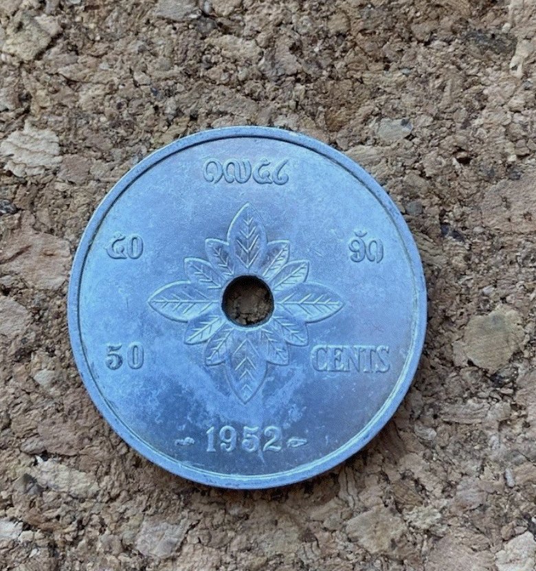  Laos 50 Cents 1952 - Royaume du Laos - Französisch-Indochina   