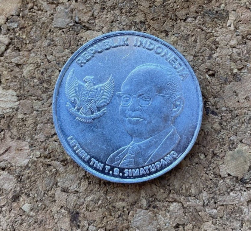  Indonesien 500 Rupiah 2016 - T.B. Simatupang - Republik Indonesia Aluminium   