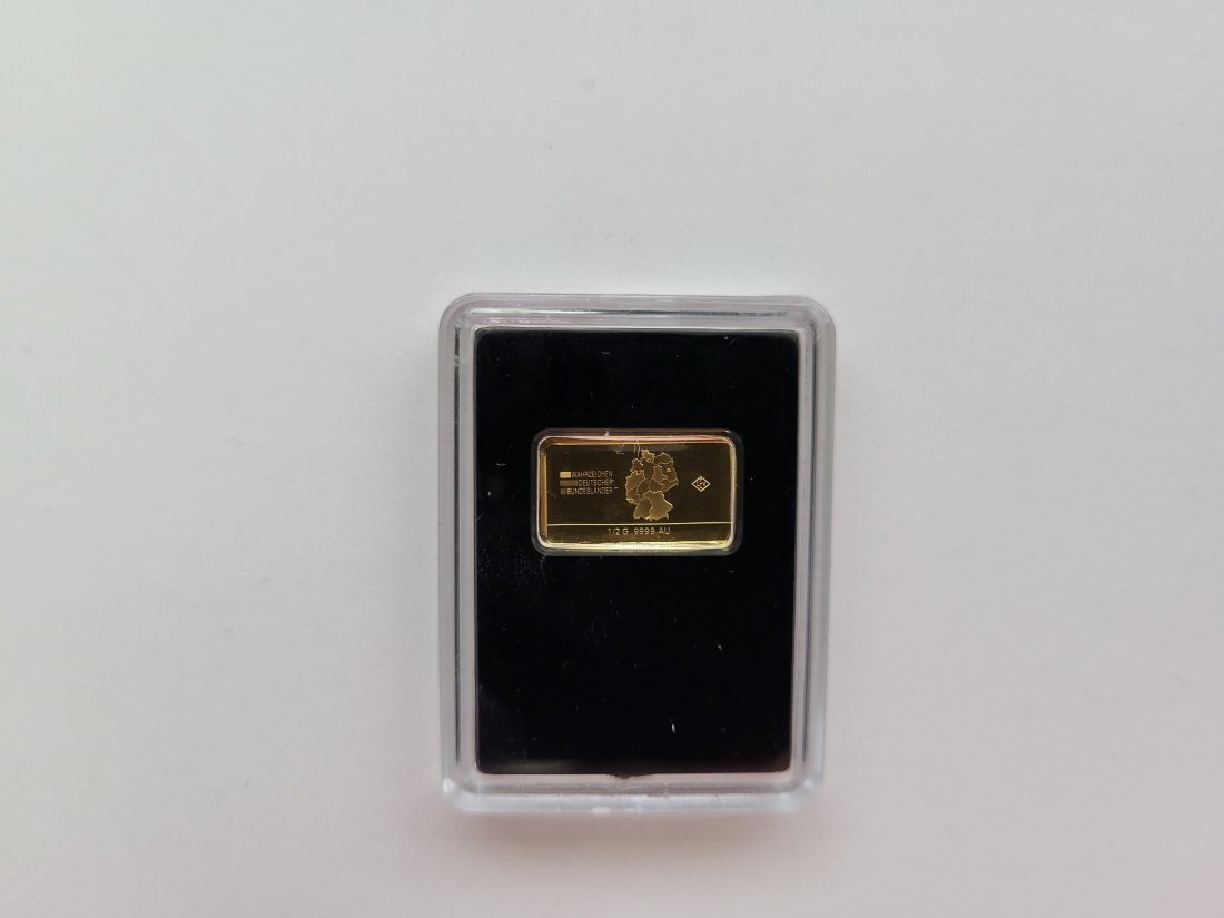  Goldbarren 0,5g Thüringen Wartburg Wahrzeichen 9999 Deutschland Spittalgold9800 (3460   