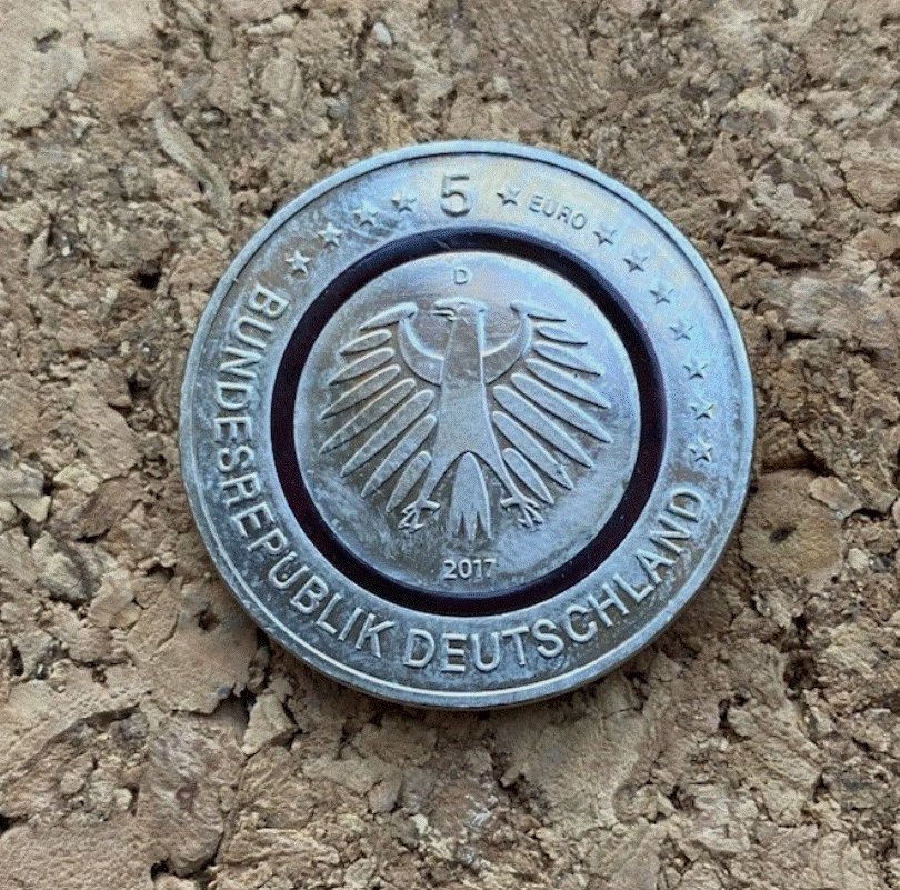  Deutschland 5 Euro 2017 Tropische Zone - Roter Polymerring Klimazonen   