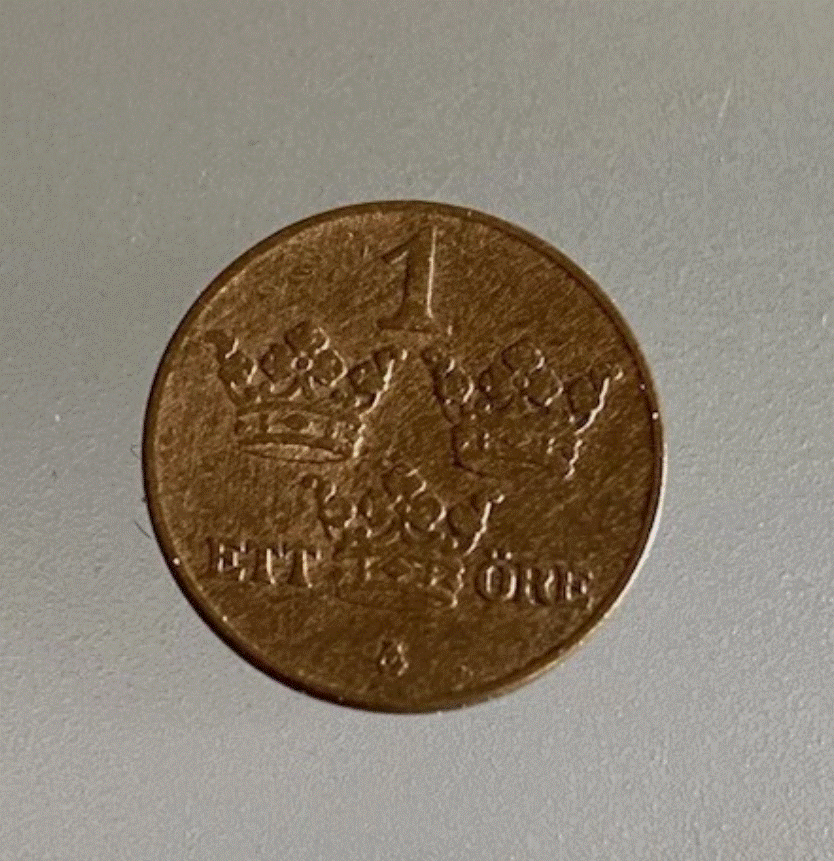  Schweden 1 Öre 1939 Gustav V- Bronze Skandinavien   