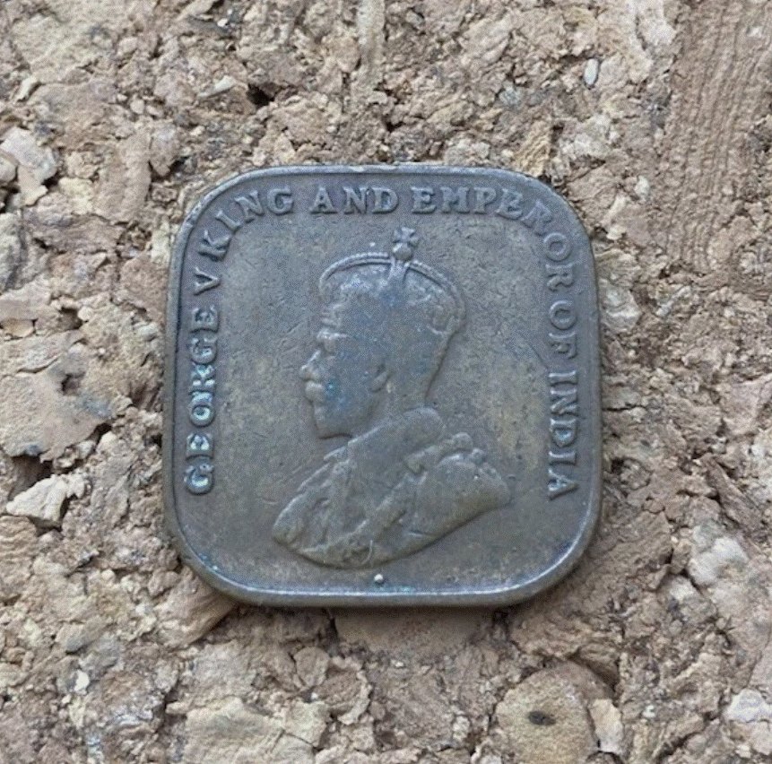  BRONZE - Straits Settlements 1 Cent 1920 König George V Singapur   