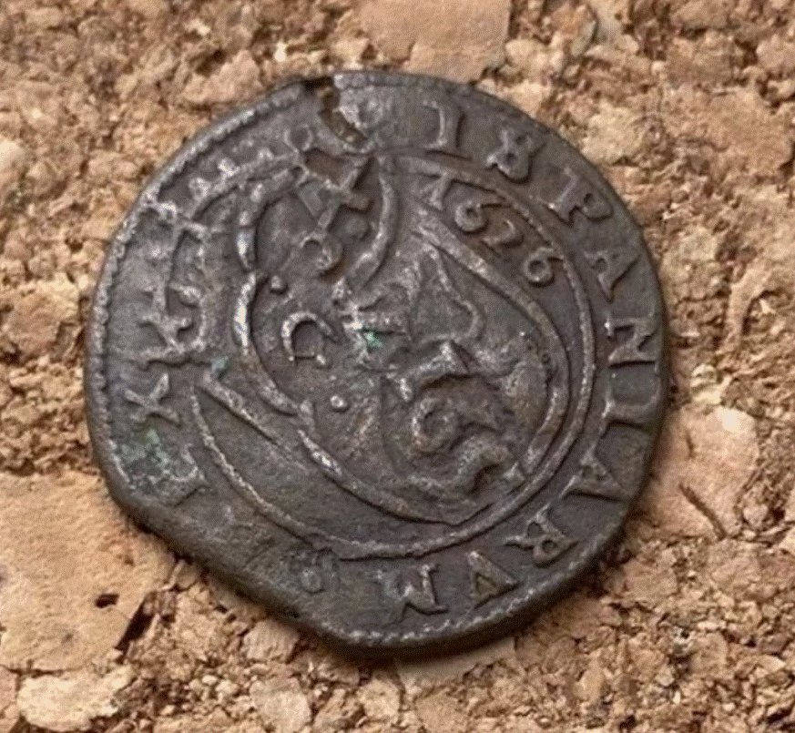  Spanien 8 Maravedis 1652 Kupfer Münze   