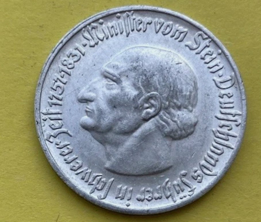  Deutschland (Notgeld) Provinz Westfalen 50 Pfennig 1921 Provinz Westfalen   