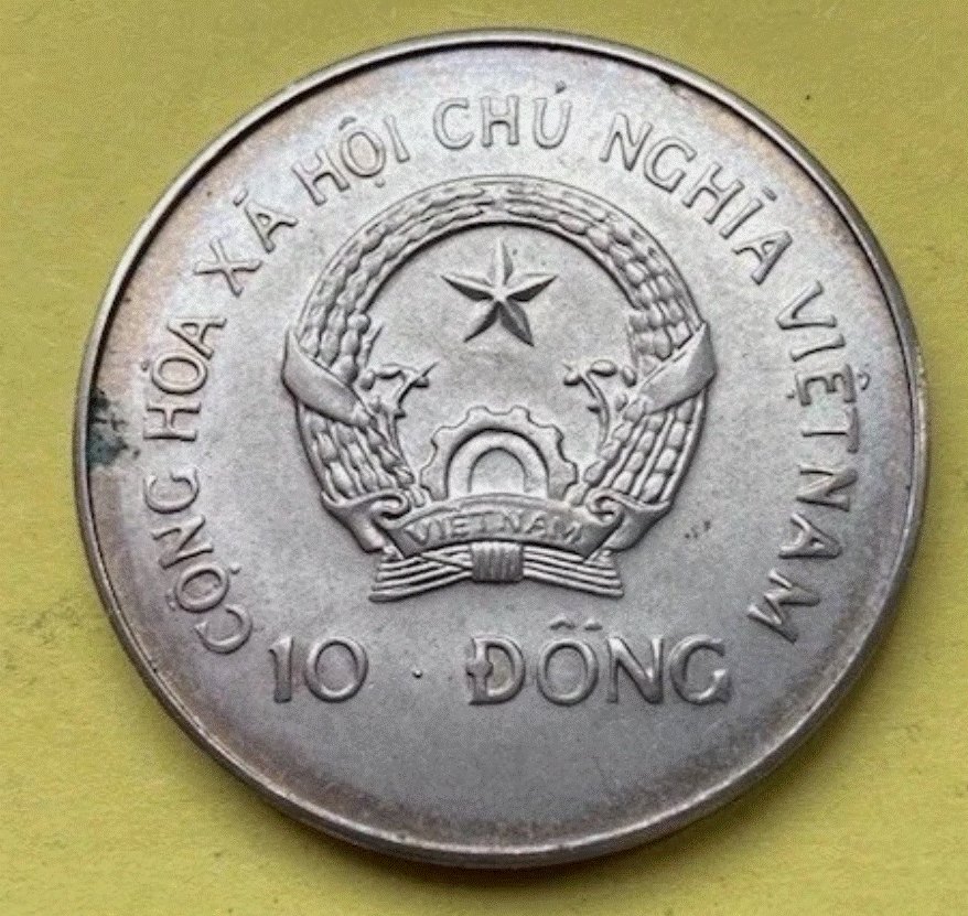  Vietnam 10 Dong 1990 - Gibbons Affen Artenschutz Schützt die Natur - Top   