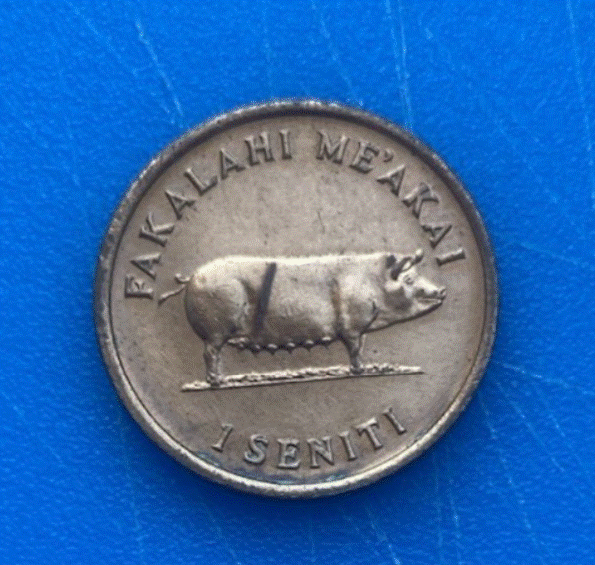  Tonga 1 Seniti 1975 FAO Schwein Mais   