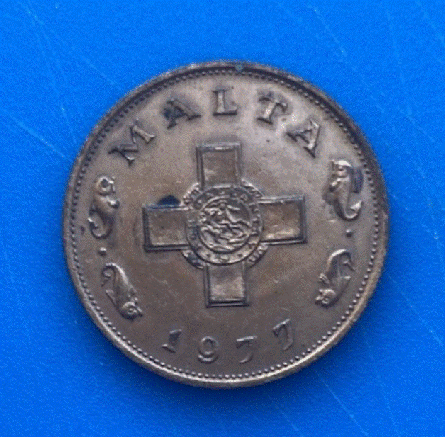  BRONZE - Malta 1 Cent 1977   