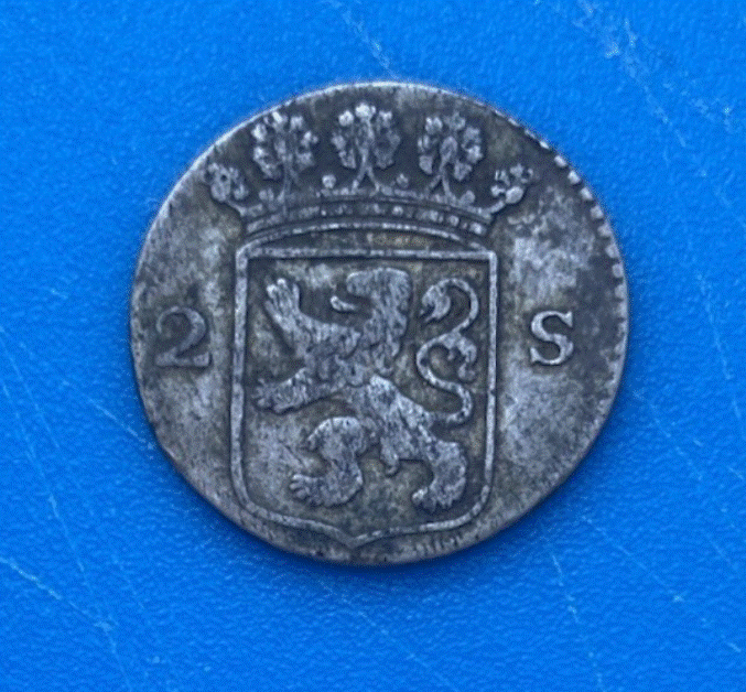  Niederlande Holland 2 Stuiver 1787 Silber   