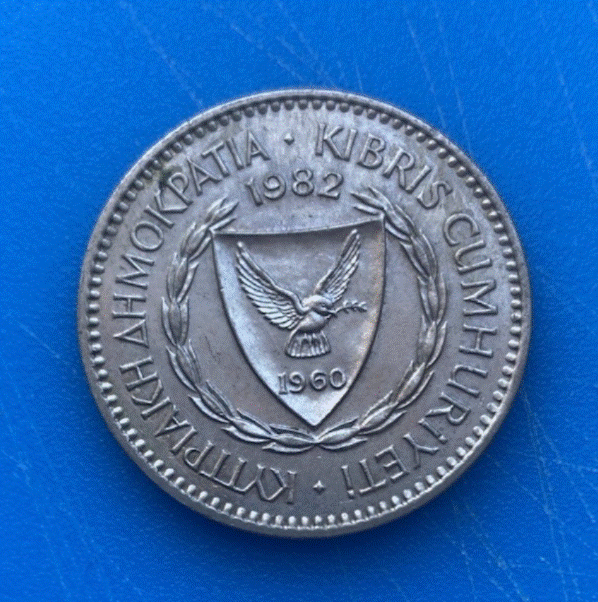  Zypern 100 Mils 1982 Mufflon   