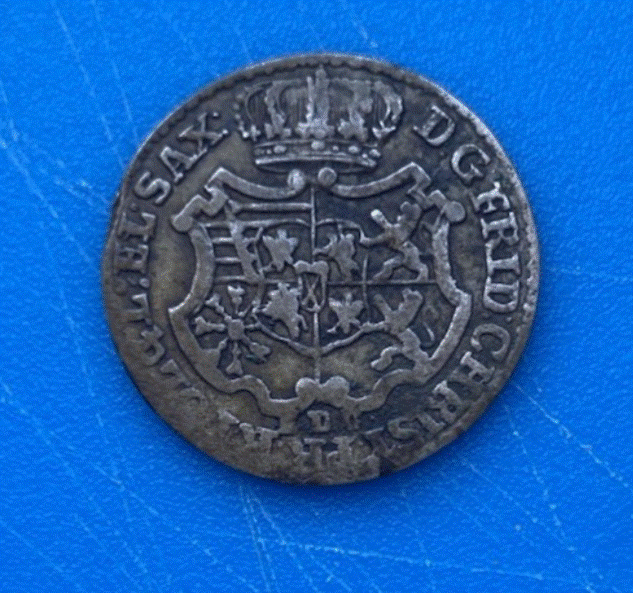  SILBER - Sachsen 1/12 Thaler 1763 Friedrich Christian Altdeutschland   