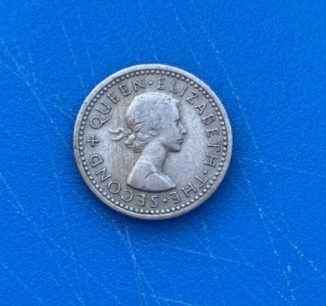  Rhodesien und Njassaland 3 Pence 1957   