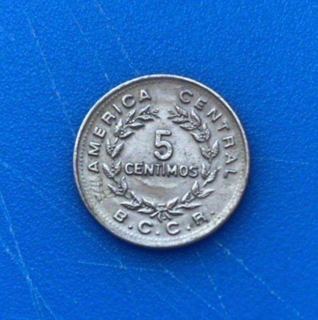  Costa Rica 5 Centimos 1973   