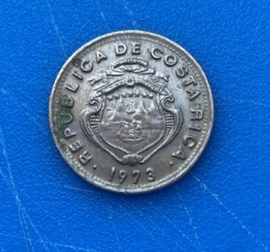  Costa Rica 5 Centimos 1973   
