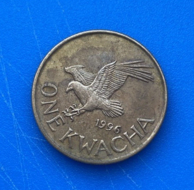  Malawi 1 Kwacha 1996 Adler   