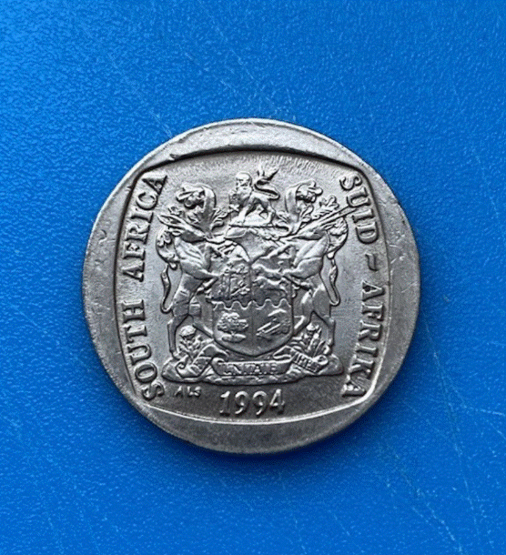  Südafrika 5 Rand 1994 Presidential Inauguration Mandela Amtseinführung   