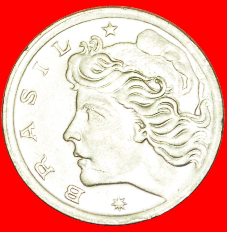  Ⰺ EFFIGY (1967-1975): BRAZIL ★ 5 CENTAVOS 1967! DIE I!★LOW START ★ NO RESERVE!   