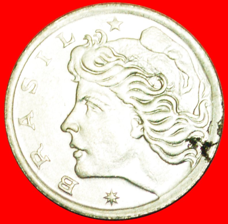  Ⰺ EFFIGY (1967-1975): BRAZIL ★ 5 CENTAVOS 1969! DIE I!★LOW START ★ NO RESERVE!   