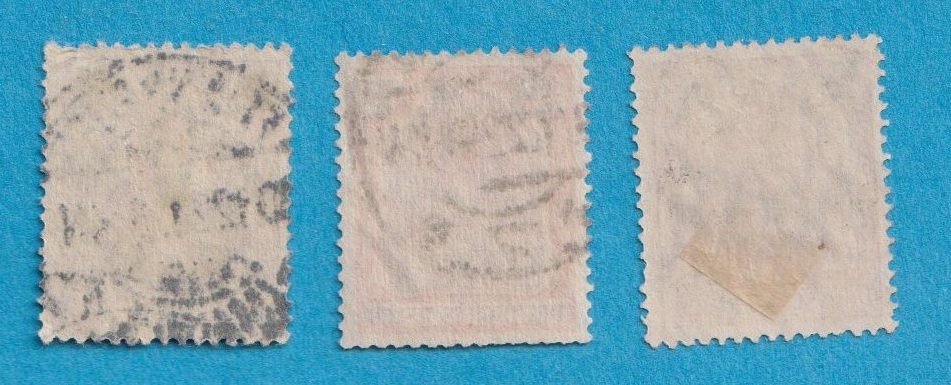  Deutsches Reich Mi.154 - 156 mit Wertaufdruck gest   