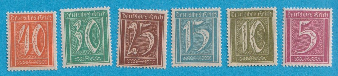 Deutsches Reich Mi.158 - 170 Postfrisch ohne Mi.164