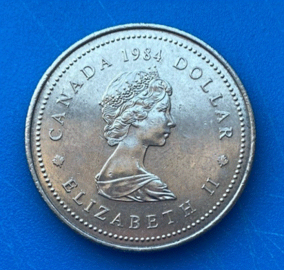  Kanada 1 Dollar  1984 Gaspésie-Halbinsel | 450 Jahre Jacques Cartier   
