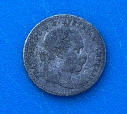  Österreich 10 Kreuzer Historische Scheidemünze Kaisertum Silbermünze   
