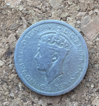  British West Africa 3 Pence 1939 Münze George VI Kolonie   