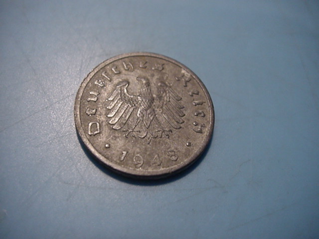  Alliirte Besatzung 10 Reichspfennig 1948 F   