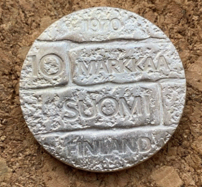  Silbermünze Finnland 10 Markkaa 1970 - J.K. Paasikivi - Silber - Suomi   