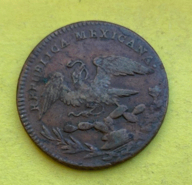  Mexiko 1/4 Real 1834 | Uralt   