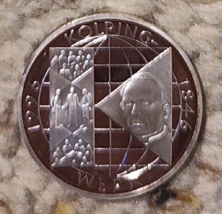  Deitschland 10 Mark 1996, SILBER, 150 Jahre Kolpingwerk   