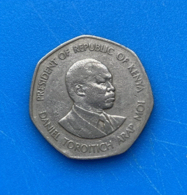  5 Shilling (Schilling) 1985 Kenia Daniel Toroitich Arap Moi   