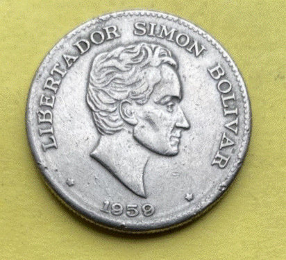  Kolumbien 50 Centavos  1959 | SIMON BOLIVAR   