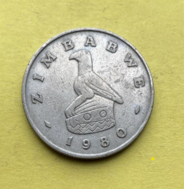  Zimbabwe 1 Dollar  1980 | Simbabwe-Dollar $   