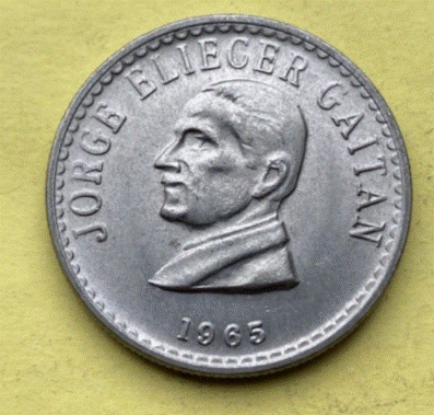  Kolumbien 20 Centavos 1965 | Jorge Eliécer Gaitán   