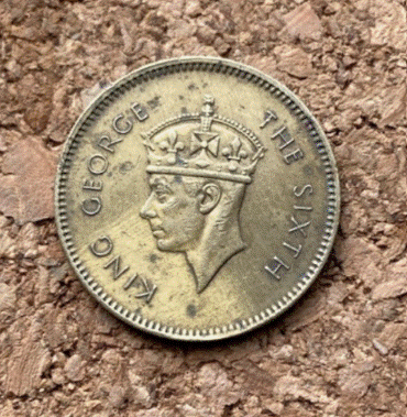  Ceylon 50 Cent  1951 | König George VI. | Sri Lanka   