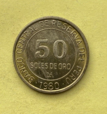  Peru 50 Soles  1980 | Herrliche Münze   