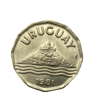  Uruguay 20 Centesimos  1981 | Herrliches Motiv   