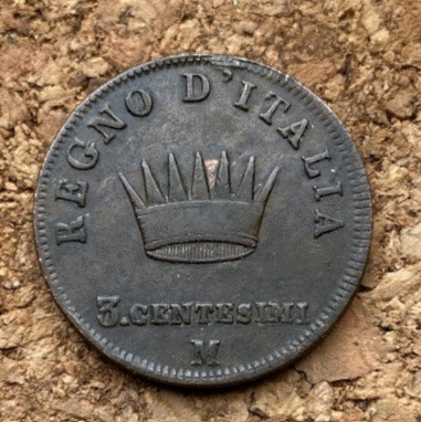  Italien 3 Centesimi  1810 | Napoleonisches Königreich Italien   