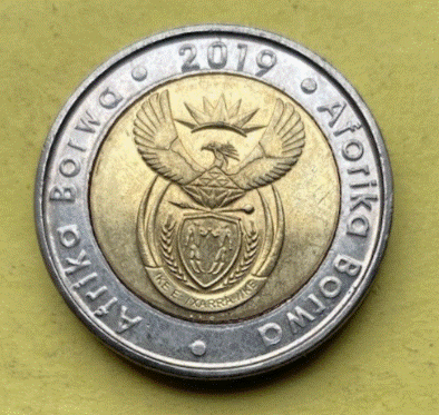  Südafrika 5 Rand  2019 demokratische Wahlen   