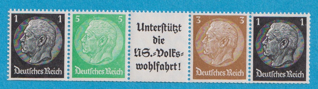 Deutsches Reich MH. Zusammendrucke Mi.512/515/A 8 b/513/512 Waagerecht Postfrisch