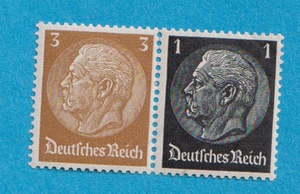 Deutsches Reich MH. Zusammendrucke Mi.513/512 Waagerecht W 77