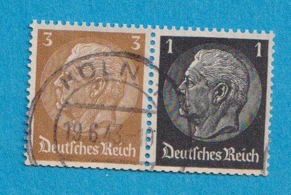 Deutsches Reich MH. Zusammendrucke Mi.513/512 Waagerecht W 77 gst.