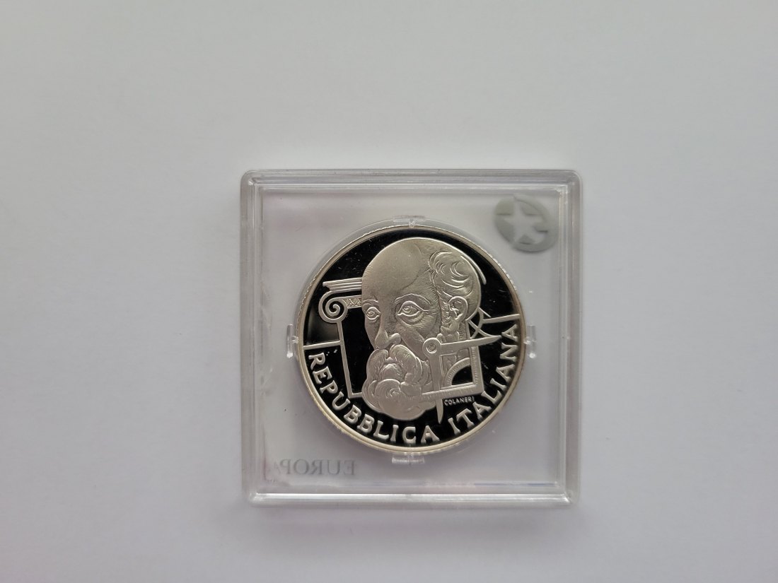  10 Euro 2008 Andrea Palladio 925/22 g silber Italien Spittalgold9800 (3469)   