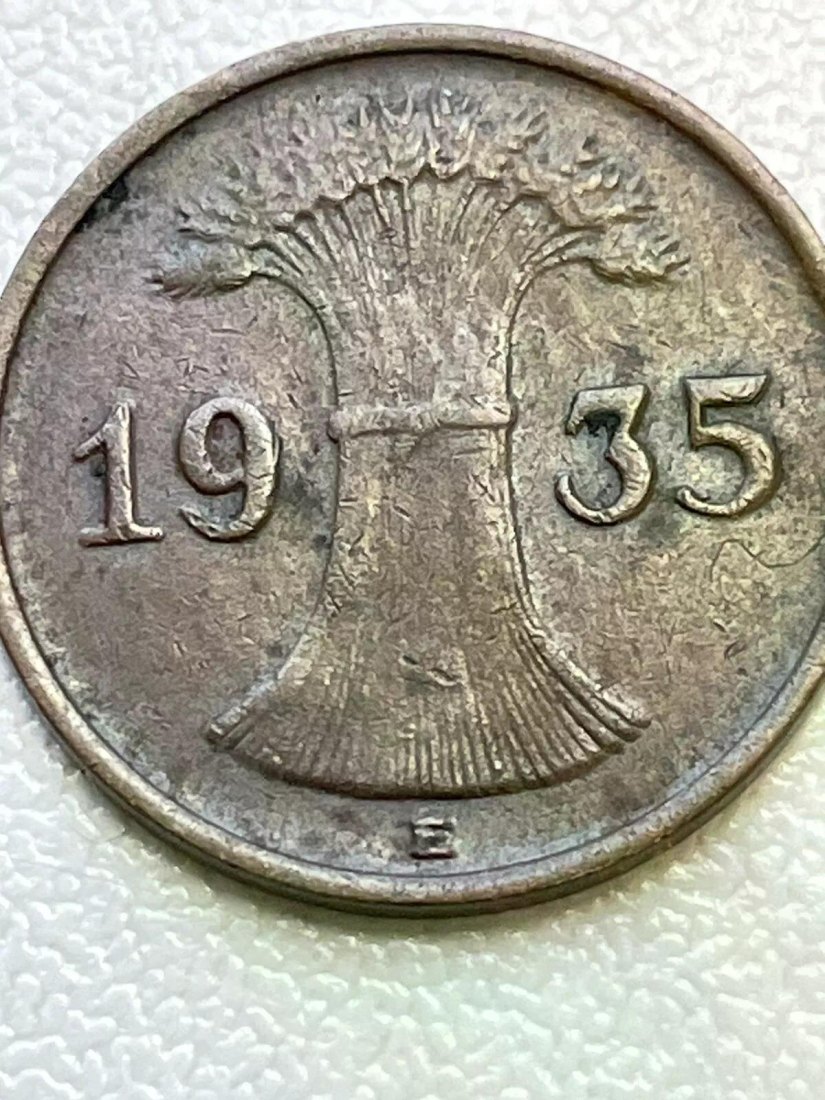  #L26 Deutsches Reich Weimarer Republik 1 Reichspfennig 1935 E   
