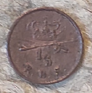  Dänemark 1/5 Ringsbankskilling 1842,   