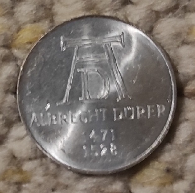  Deutschland 10 Mark 1971, SILBER, 500. Geburtstag von Albrecht Dürer   