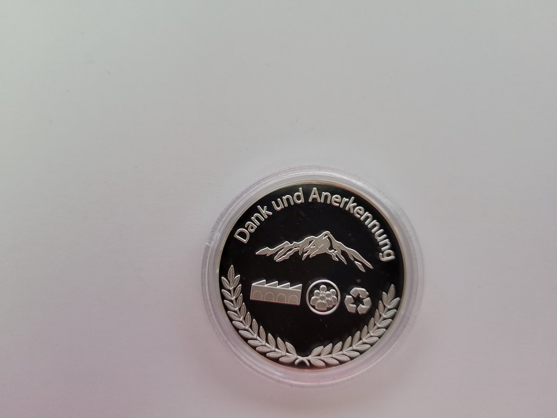  Silbermedaille Dank und Anerkennung Tirol silber 999/31g Österreich Spittalgold9800 (3469   