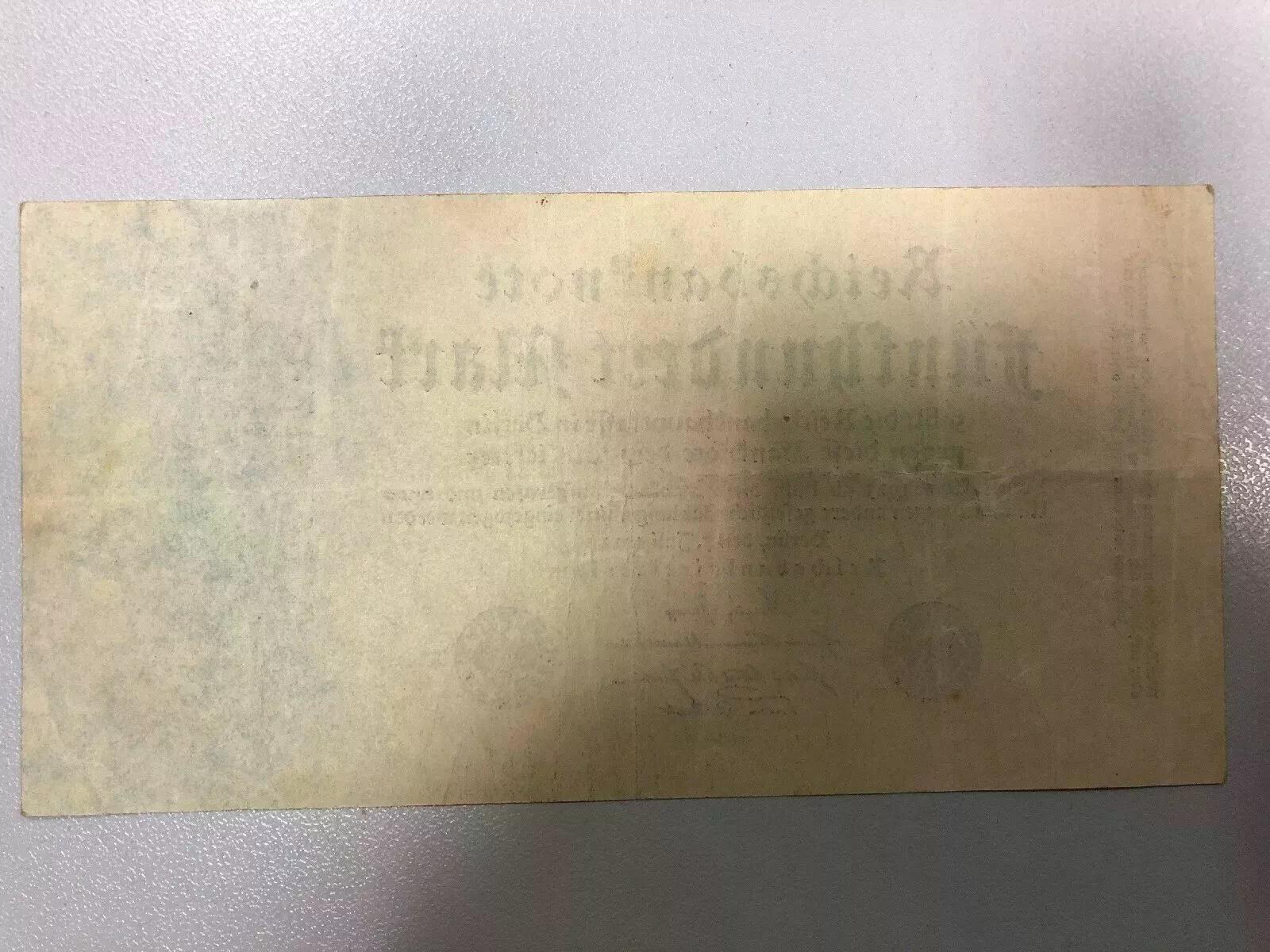  #L36 Fünfhundert Mark Reichsbanknote einseitig 07.07.1922 Ro71c) neu DEU-82b) KN grün 8stellig Serie   