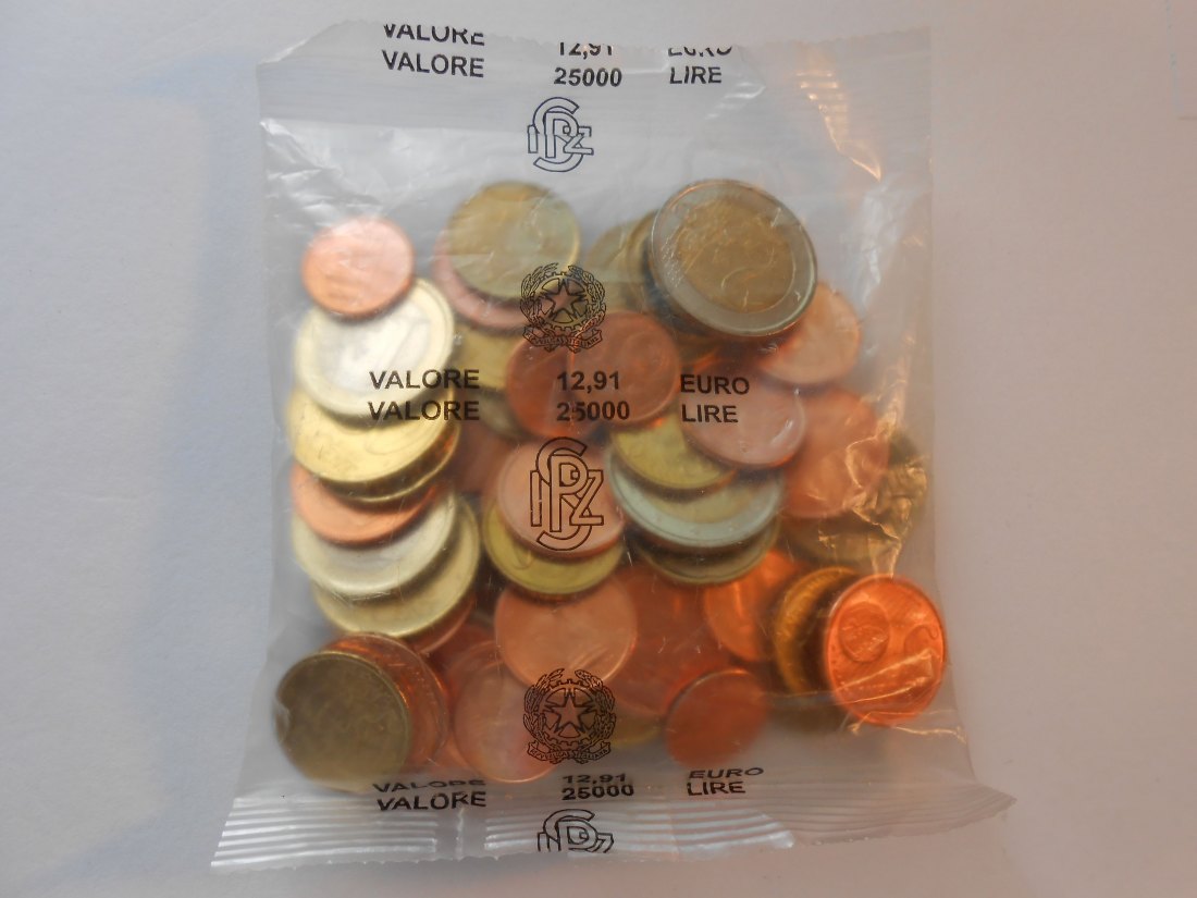  #L40 Starterkit EURO Italien, Total 12,91 EURO, ungeöffnet   