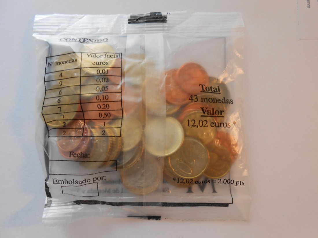  #L41 Starterkit EURO Spanien, Total 12,02 EURO, ungeöffnet   